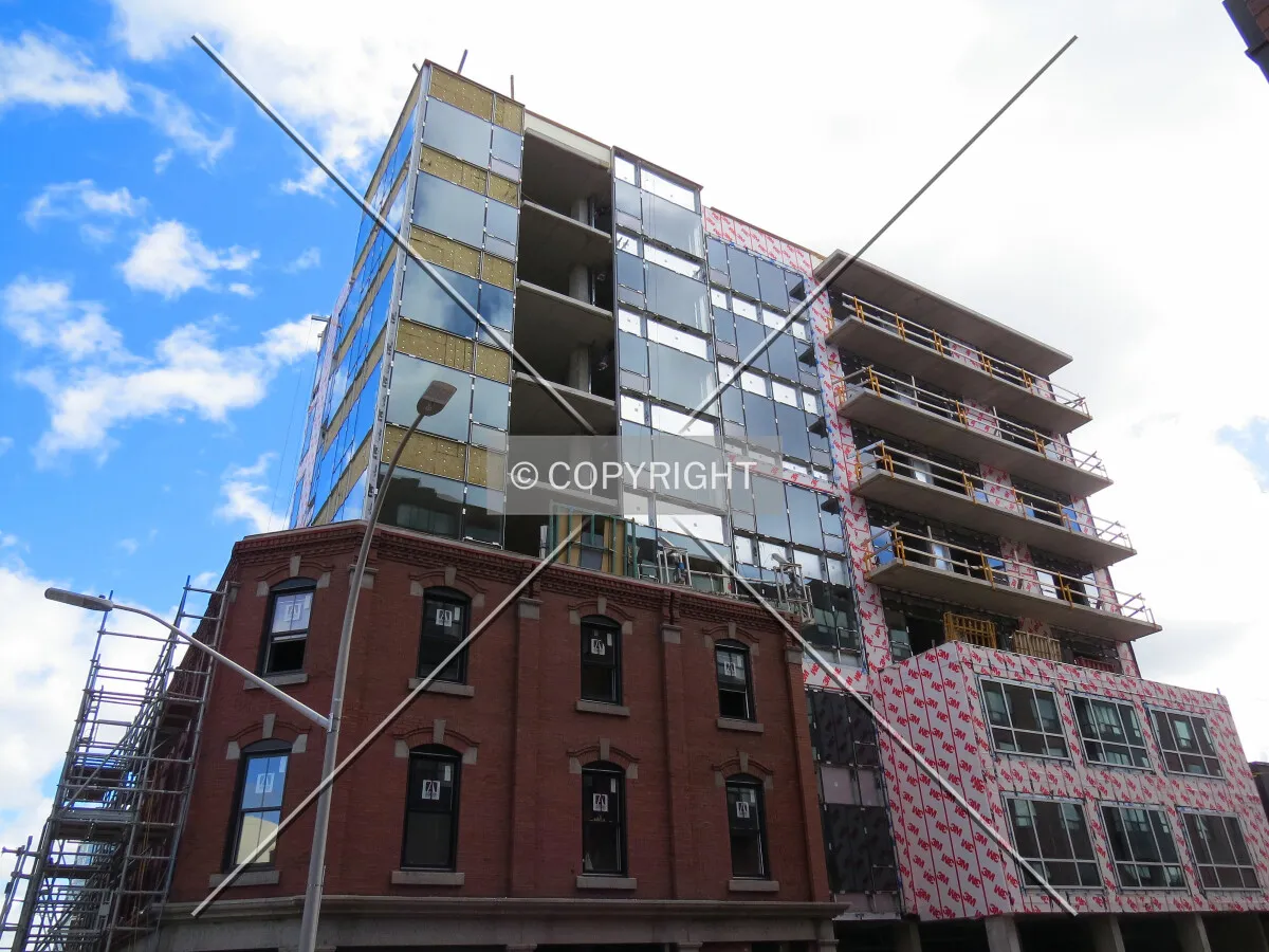 View to the southeast from Sackville Street