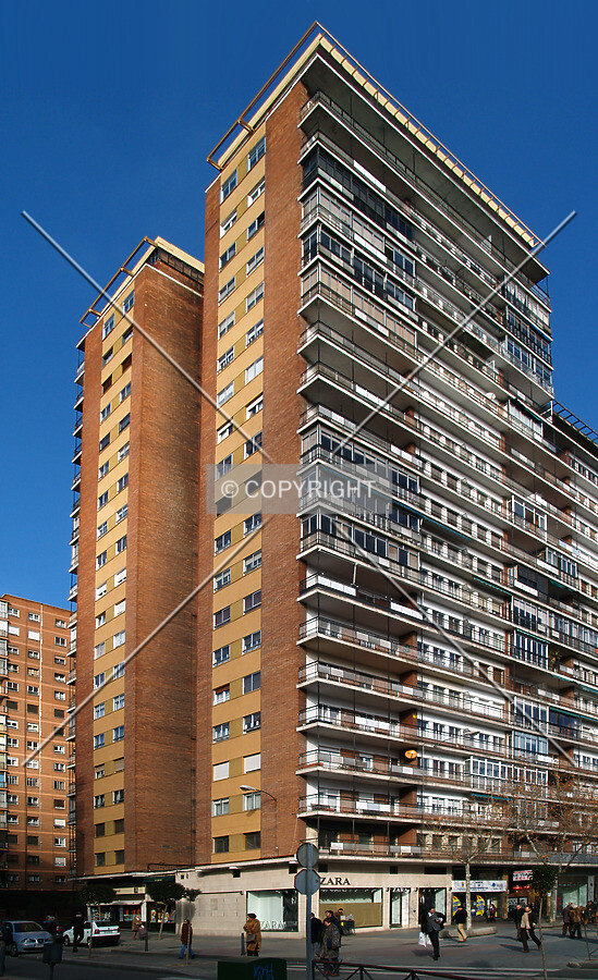 As seen from Paseo de Zorrilla