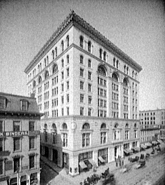 View from the southeast across Main Street