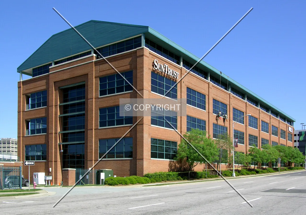 From across South Mangum Street to the southeast