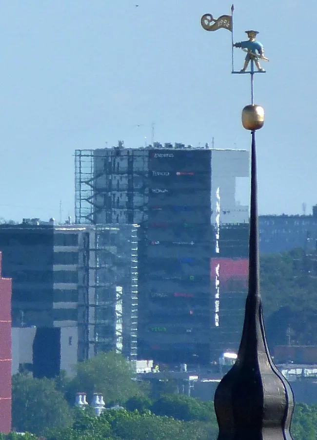 View from the city center.