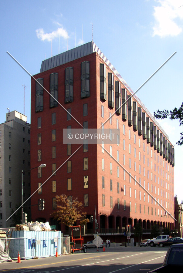 From across 17th Street to the northeast