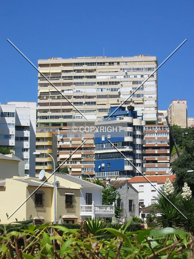 Front view from playa park street
