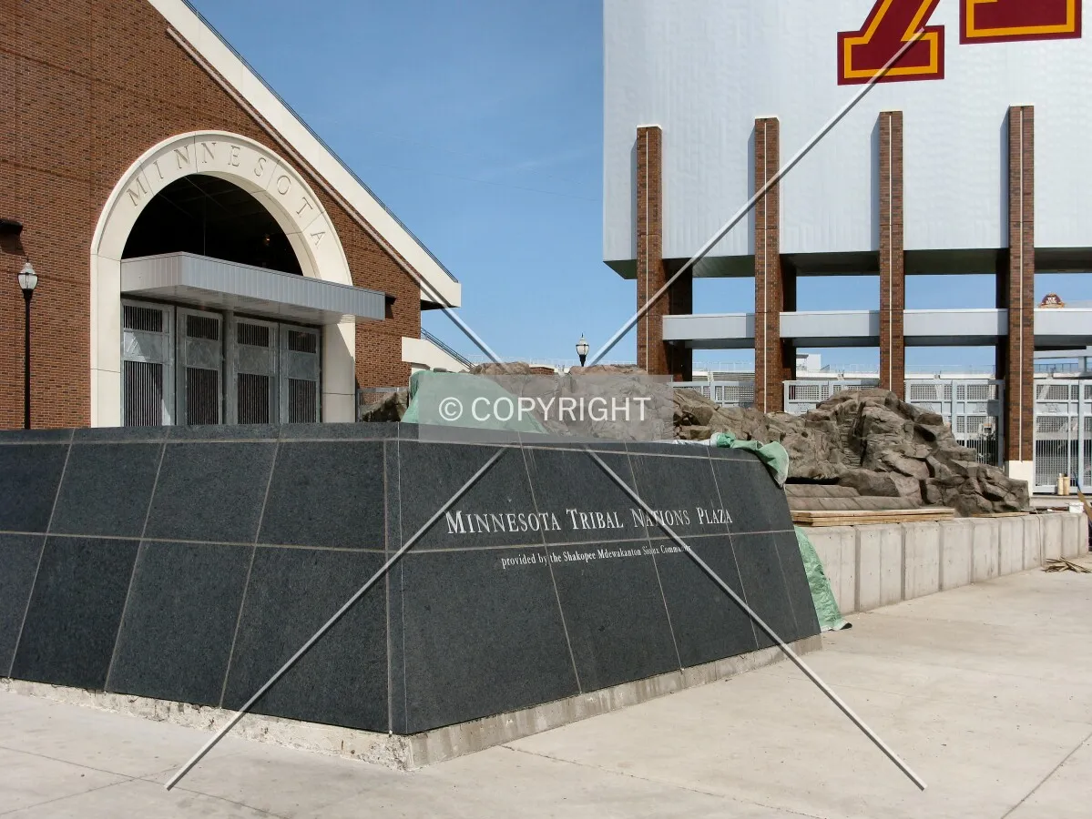 Minnesota Tribal Nations Plaza, funded by the Shakopee Mdewakanton Sioux Community