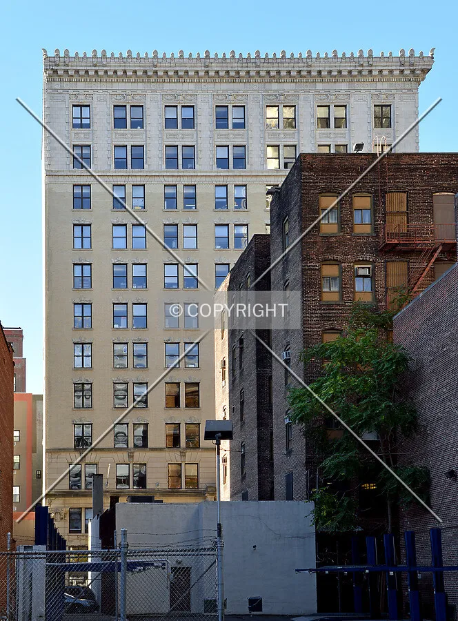 View from the northeast on Commerce Street