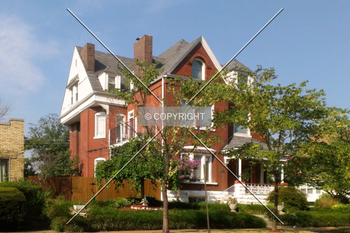 View from the northeast