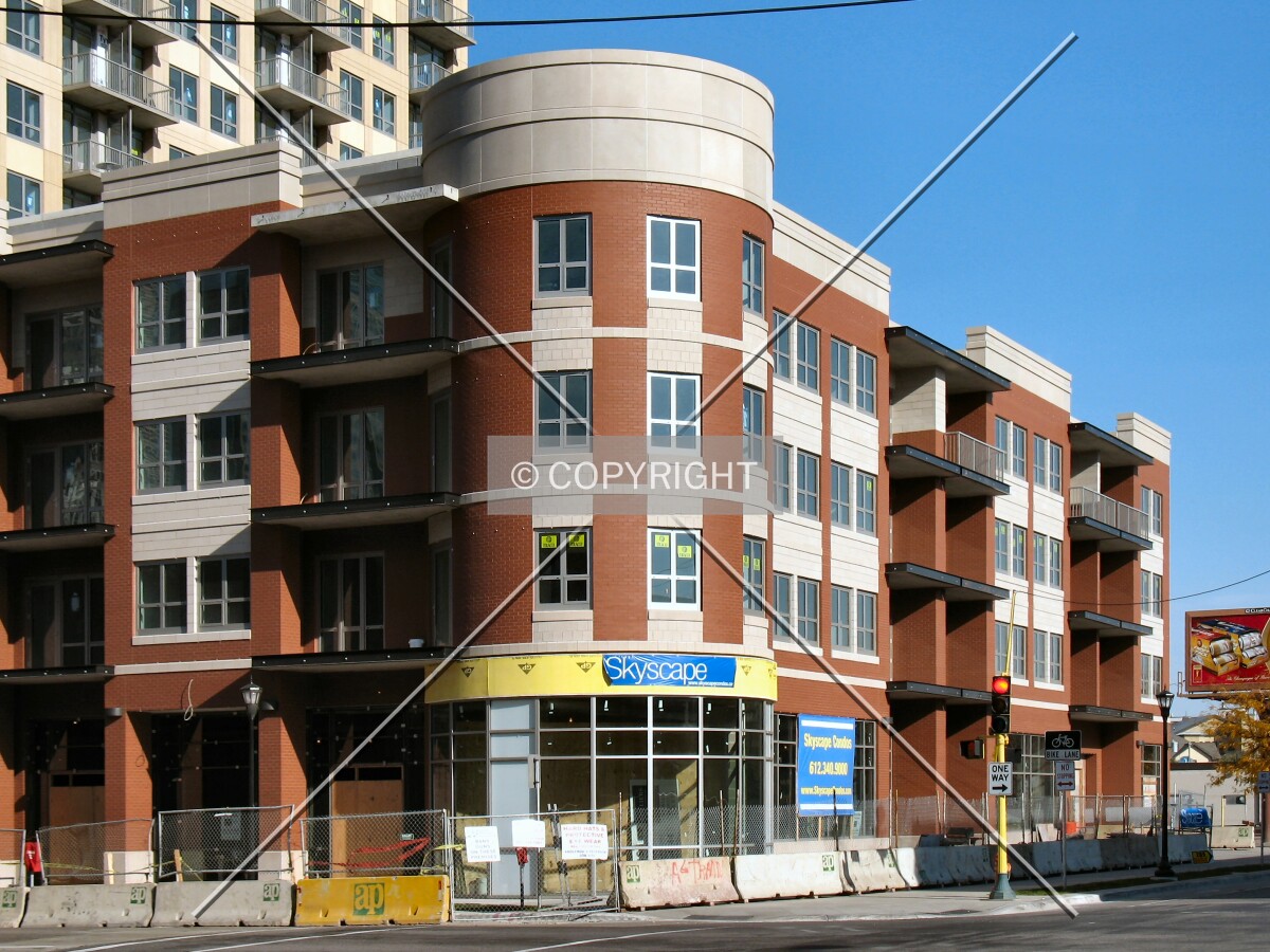 View to the east along 10th Street South