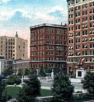 View from the northeast