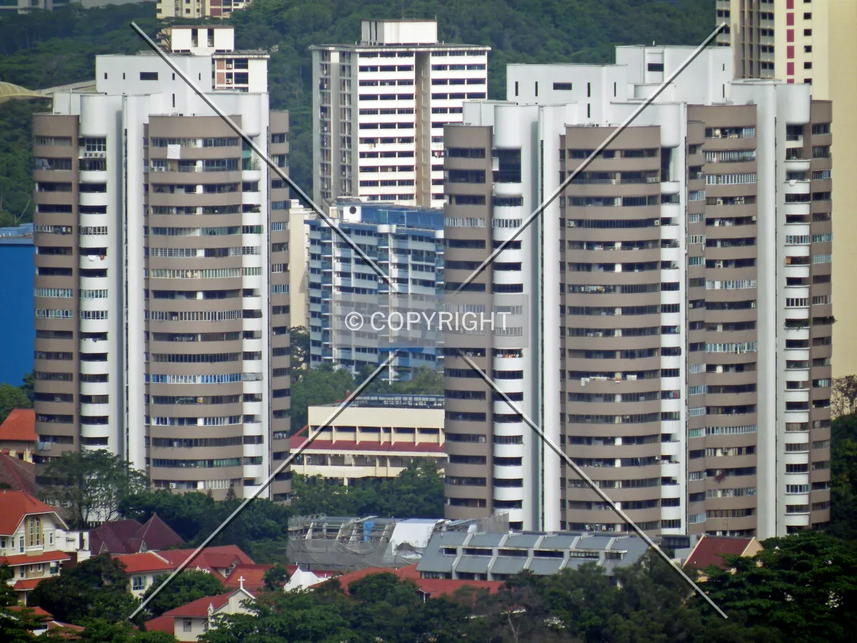 View from the east