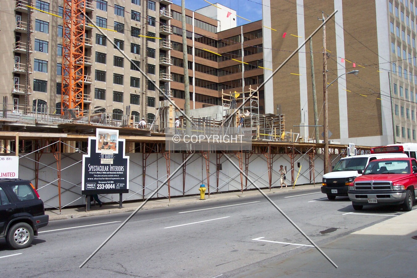 View from across Albert Street