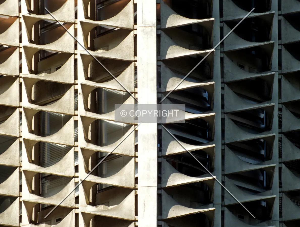 Light and shadow on the facade