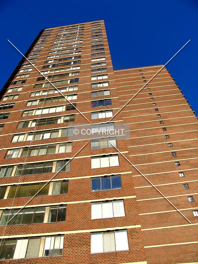 Looking up the west side