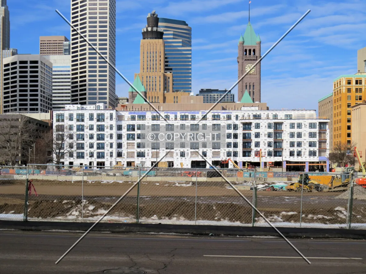 View to the west from Park Avenue