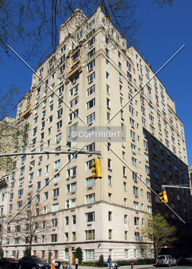 View from the southwest at 5th Avenue and 74th Street