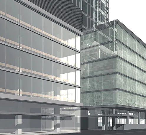 Rendering of the base