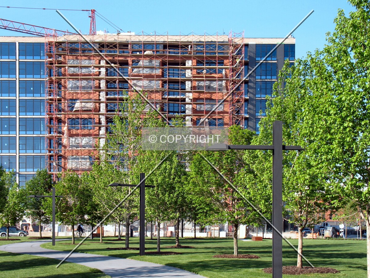 North facade from Gold Medal Park