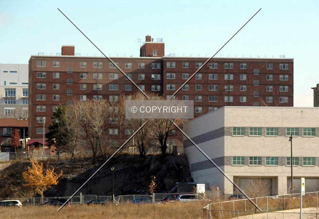 From North Edison Street to the northwest