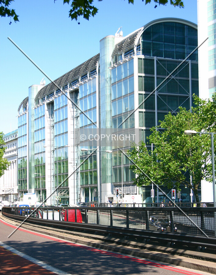 East from the Euston Road overpass