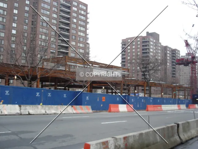 View north across Columbus Avenue