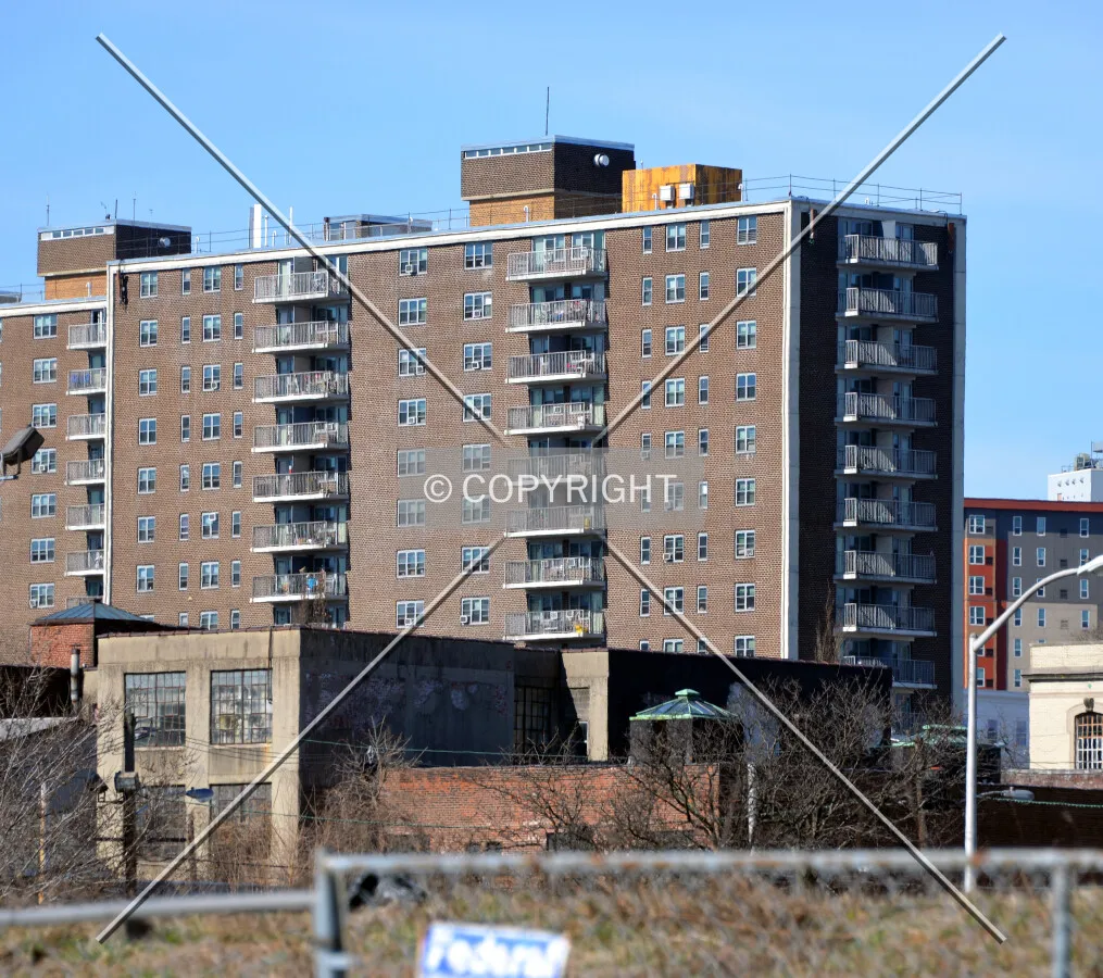 View from the northeast