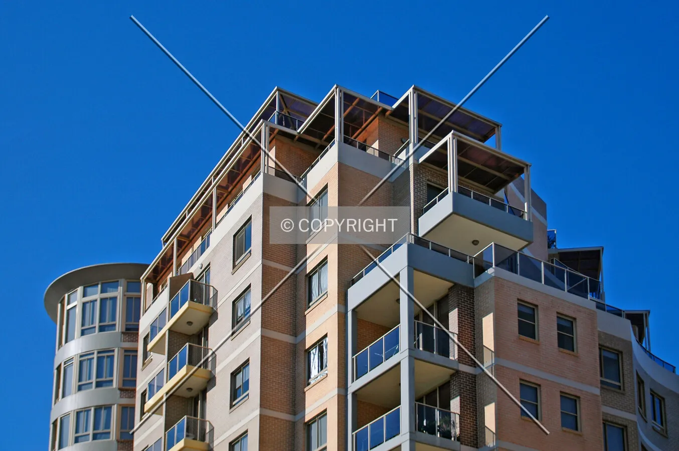 Top of the northwest corner