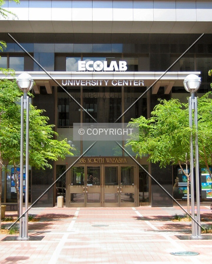 Main entrance from Ecolab Plaza