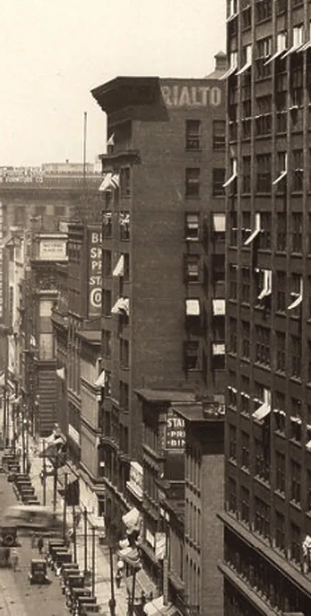 Vintage view from the southwest