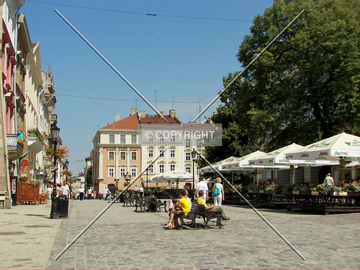 View towards Krakivs'ka Street