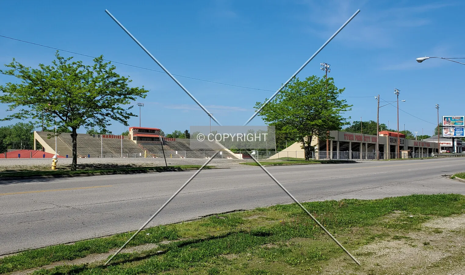 Northeast view; May 25, 2020