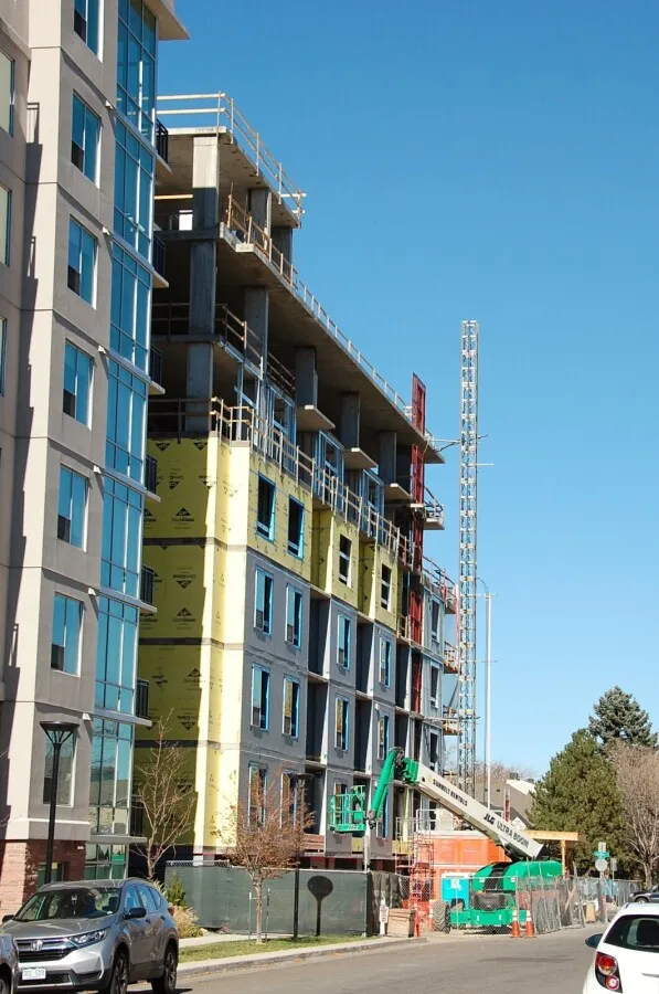 View from the southeast