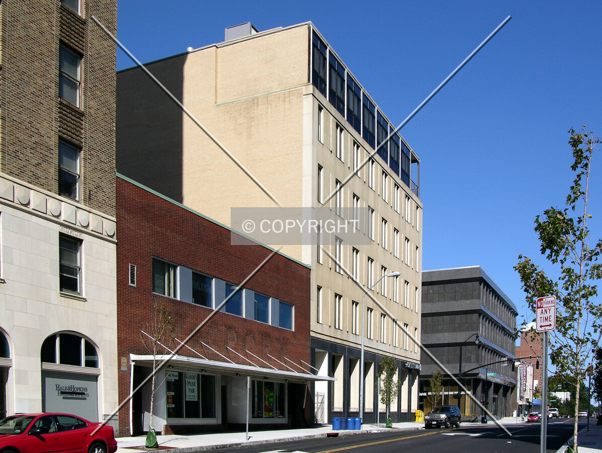 From the west along Martin Street