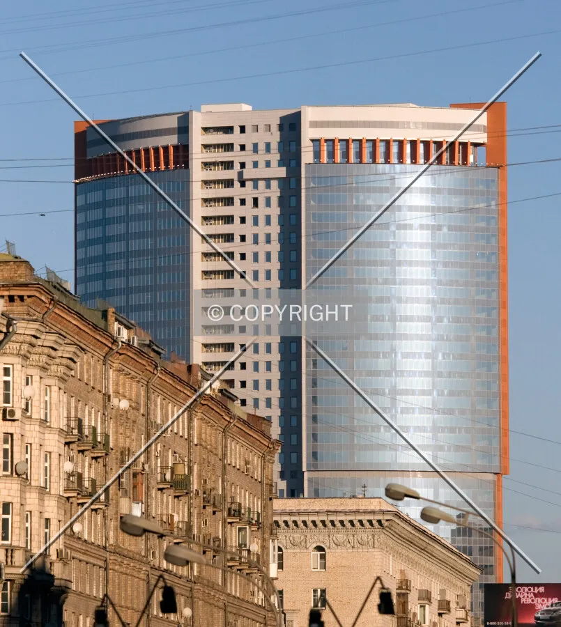 The upper floors as seen from the south