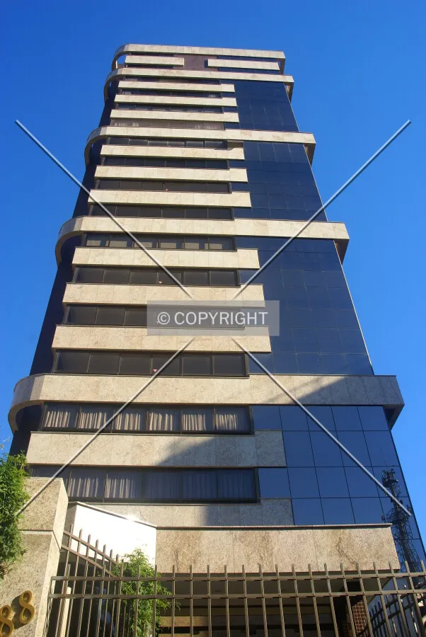 Front view as seen from the sidewalk