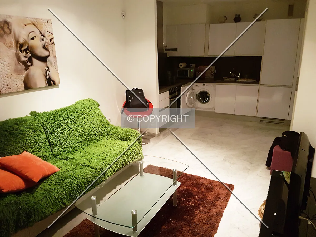 The living room of a typical apartment