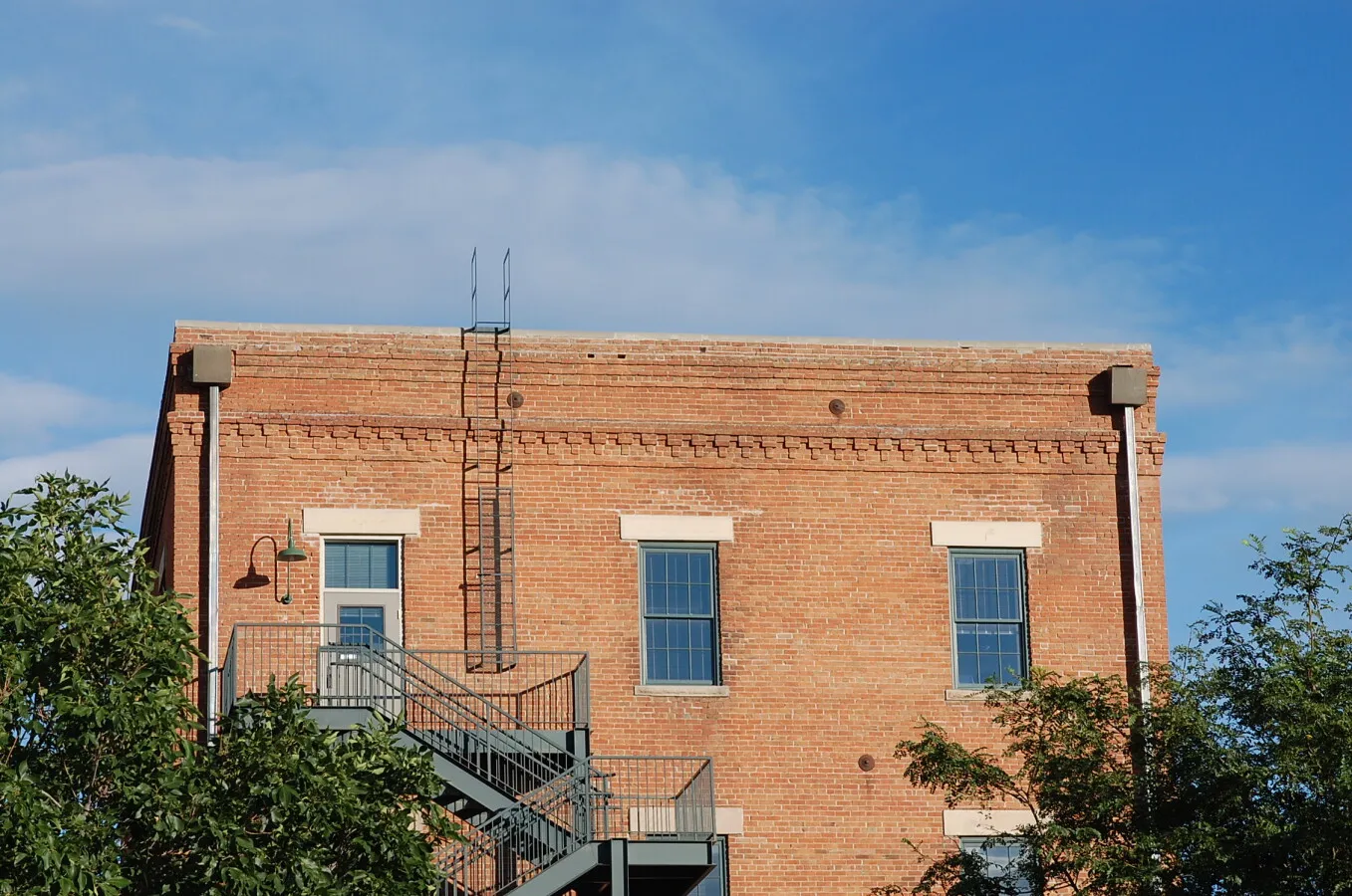 View of the roofline