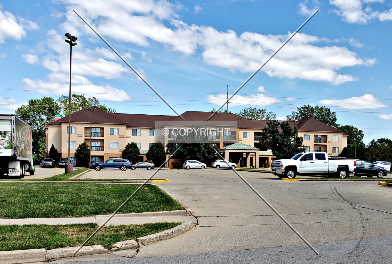 View from the northwest; August 24, 2019