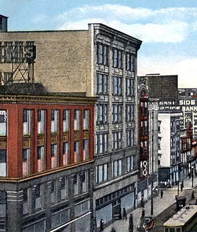 View from the northeast
