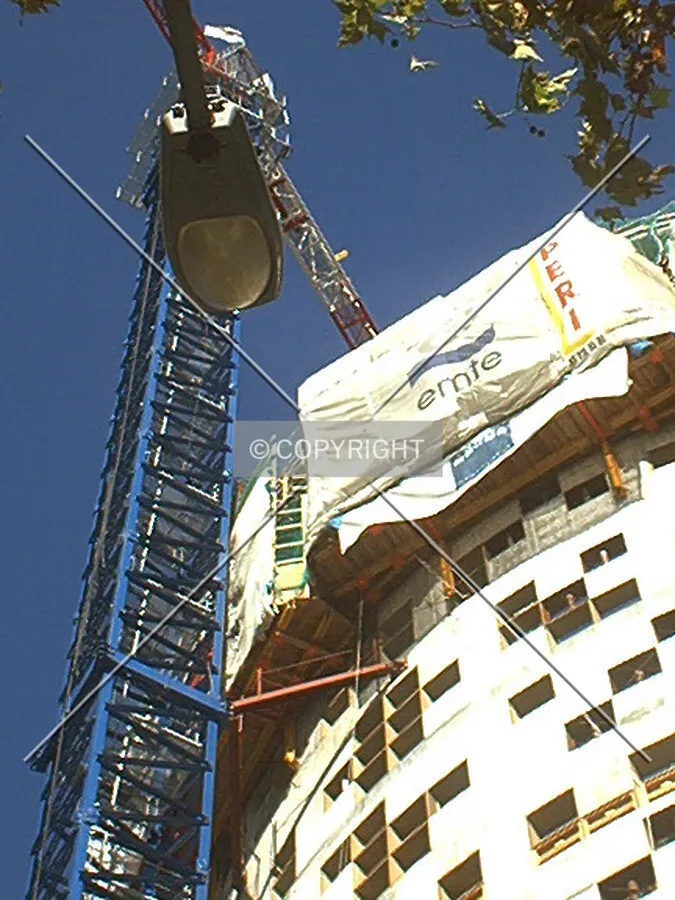 View of the main crane