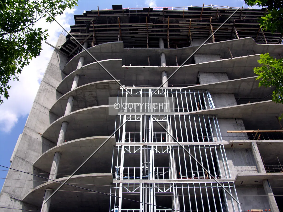Looking up the southern side from East 6th Street