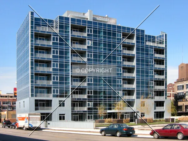 View to the northwest across 4th Street North