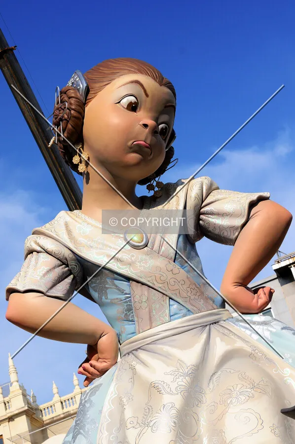 Ninot in the streets of Valencia