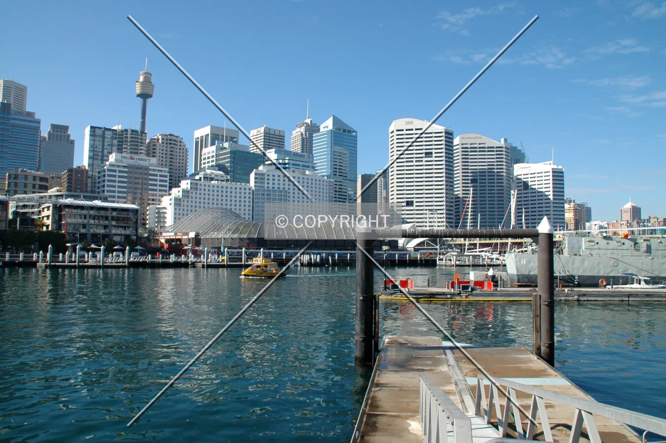 Looking southeast over Darling Harbour