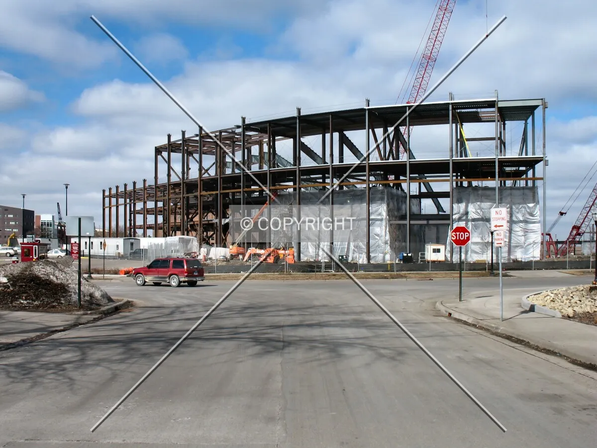 View to the west along 4th Street SE