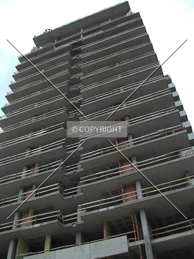 View of the building from the ground