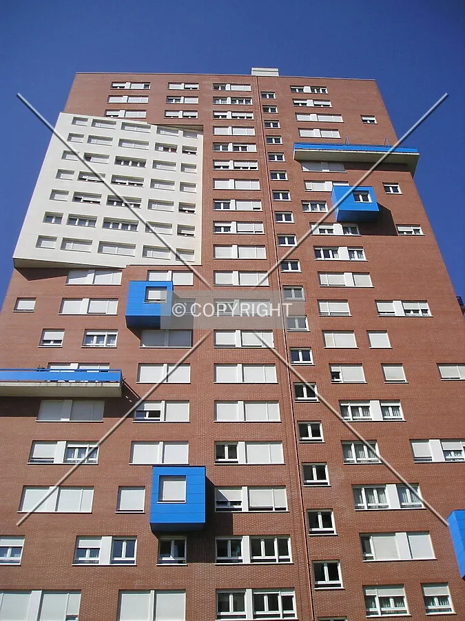 View of the west facade