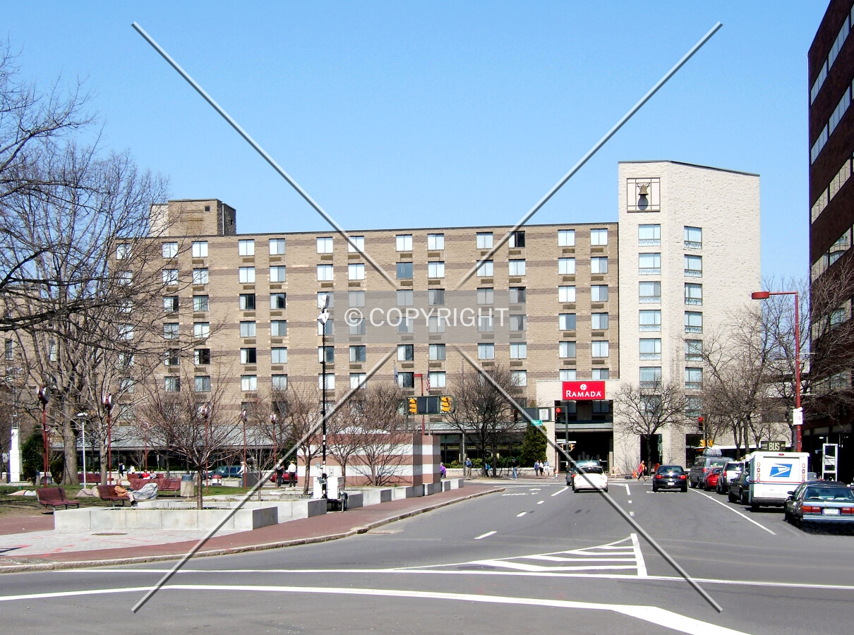 View from the south along Public Square