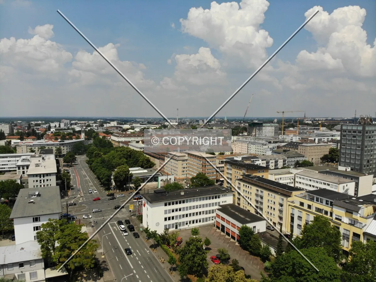 View over Darmstadt - Panorama