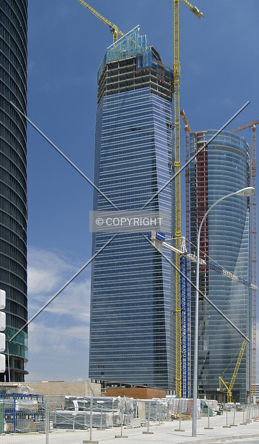 A view from paseo de la Castellana