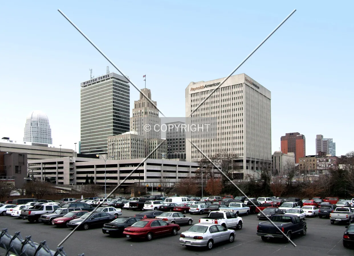 Downtown from the northeast
