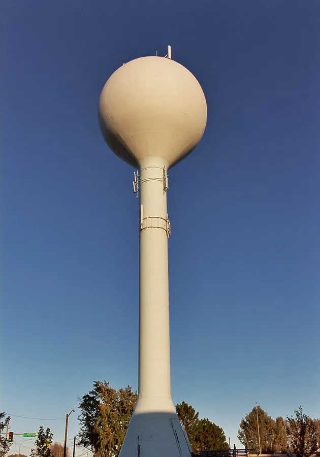 View from the west